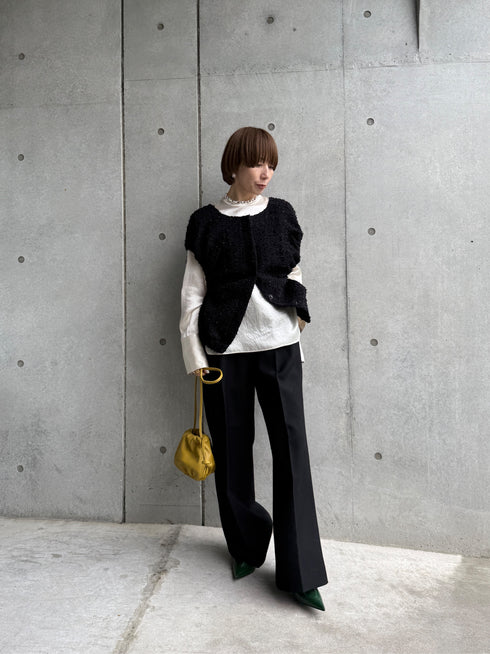 center press wide pants - virgin wool